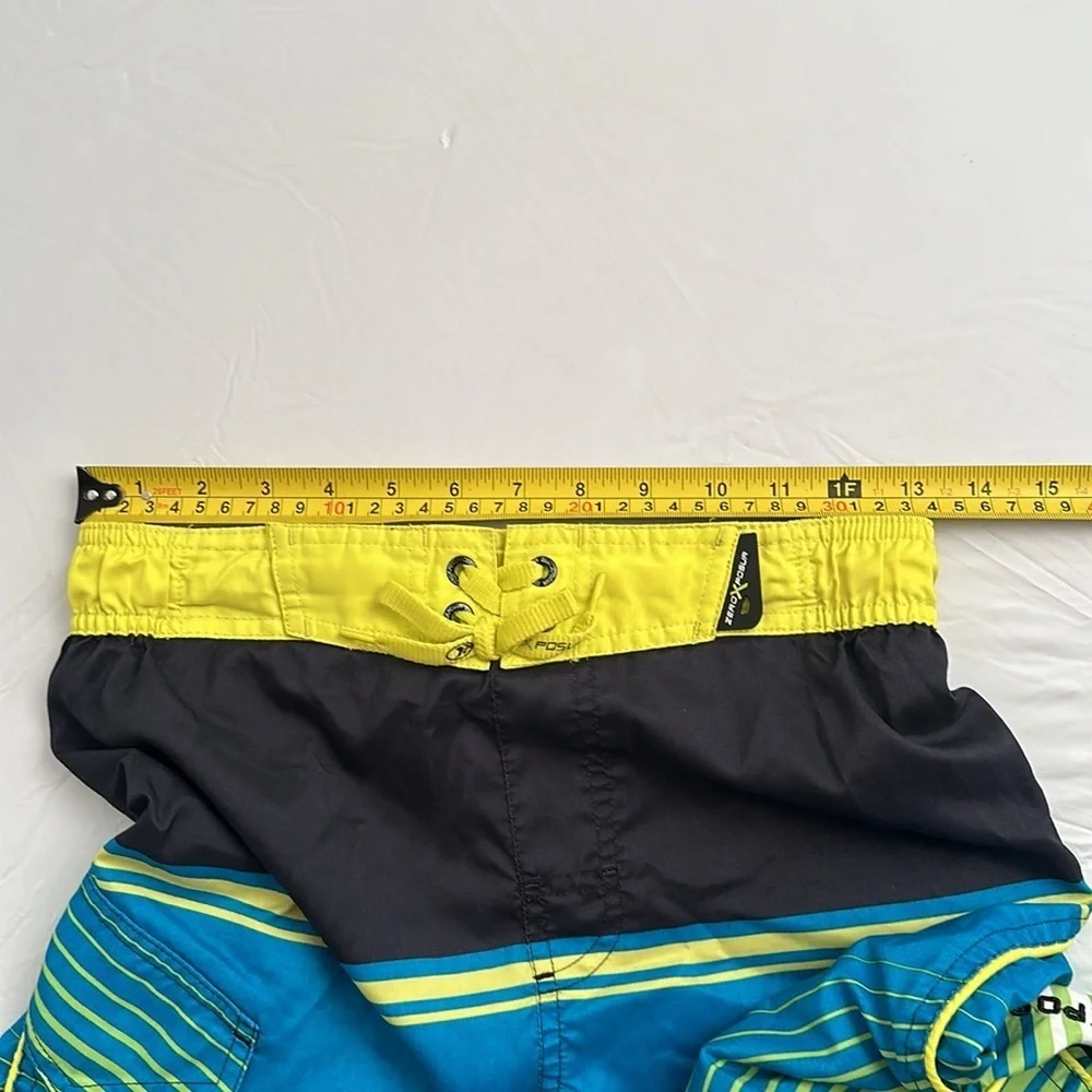 ZeroXposur multicolor board shorts style light weight swim trunks